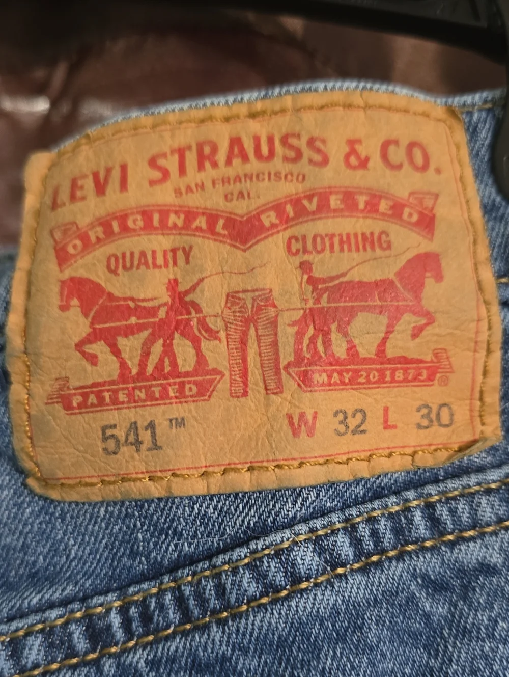 Levi's 541 Men's Athletic Fit Jeans W32 L30 Blue Denim